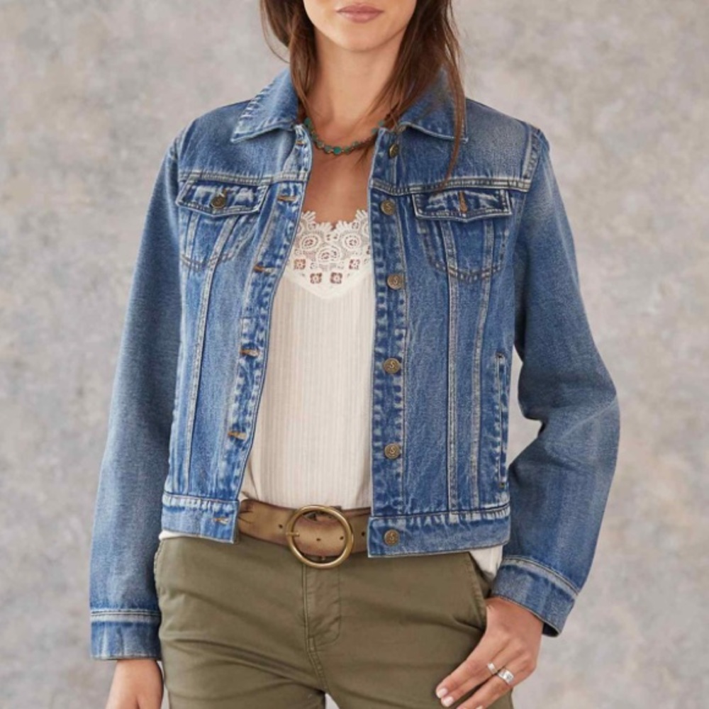 Sundance Medium Denim Trucker Jacket